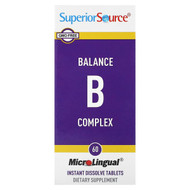 <img alt="Superior Source, Balance B Complex, 60 MicroLingual Instant Dissolve Tablets" title="Superior Source, Balance B Complex, 60 MicroLingual Instant Dissolve Tablets,076635903702"