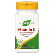 <img alt="Natures Way, Vitamin C with Rose Hips, 100 Capsules" title="Natures Way, Vitamin C with Rose Hips, 100 Capsules,033674403105"