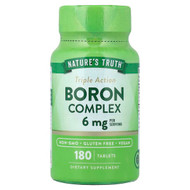 <img alt="Natures Truth, Boron Complex, Triple Action , 180 Tablets (3 mg Per tablet)" title="Natures Truth, Boron Complex, Triple Action , 180 Tablets (3 mg Per tablet),840093120236"
