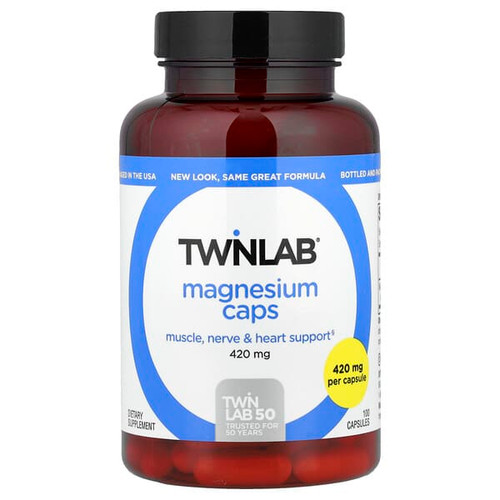 <img alt="Twinlab, Magnesium Caps, 420 mg, 100 Capsules" title="Twinlab, Magnesium Caps, 420 mg, 100 Capsules,027434010214"