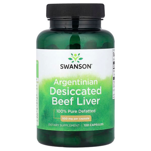 <img alt="Swanson Vitamins, Argentinian Desiccated Beef Liver, 500 mg, 120 Capsules" title="Swanson Vitamins, Argentinian Desiccated Beef Liver, 500 mg, 120 Capsules,087614111988"