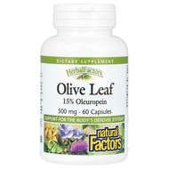 <img alt="Natural Factors, HerbalFactors, Olive Leaf, 500 mg, 60 Capsules" title="Natural Factors, HerbalFactors, Olive Leaf, 500 mg, 60 Capsules,068958045696"
