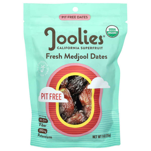<img alt="Joolies, Fresh Medjool Dates, Pit Free, 9 oz (255 g)" title="Joolies, Fresh Medjool Dates, Pit Free, 9 oz (255 g),810076770611"