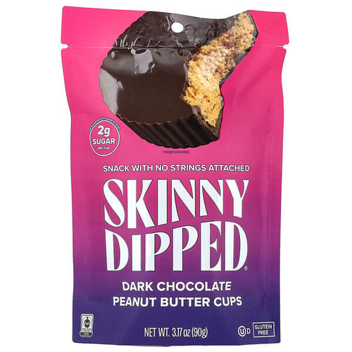 <img alt="SkinnyDipped, Dark Chocolate Peanut Butter Cups, 3.17 oz (90 g)" title="SkinnyDipped, Dark Chocolate Peanut Butter Cups, 3.17 oz (90 g),851562008658"