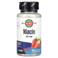 <img alt="KAL, Niacin, Strawberry, 25 mg, 200 Micro Tablets" title="KAL, Niacin, Strawberry, 25 mg, 200 Micro Tablets,021245848202"