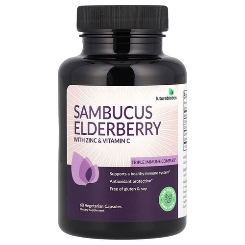 <img alt="Futurebiotics, Sambucus Elderberry with Zinc & Vitamin C, 60 Vegetarian Capsules" title="Futurebiotics, Sambucus Elderberry with Zinc & Vitamin C, 60 Vegetarian Capsules,049479501007"