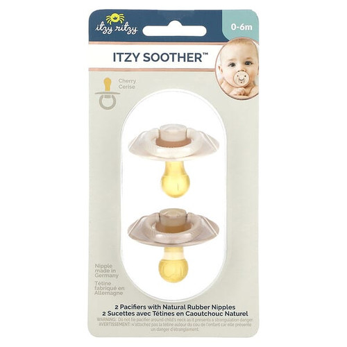 <img alt="itzy ritzy, Itzy Soother, Pacifiers with Natural Rubber Nipples, 0-6 Months, Coconut & Toast, 2 Pacifiers" title="itzy ritzy, Itzy Soother, Pacifiers with Natural Rubber Nipples, 0-6 Months, Coconut & Toast, 2 Pacifiers,810434035192"
