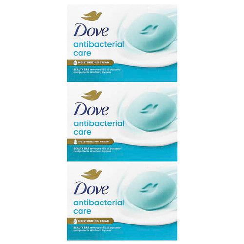 <img alt="Dove, Antibacterial Care, Beauty Bar Soap , 3 Bars, 3.17 oz (90 g) Each" title="Dove, Antibacterial Care, Beauty Bar Soap , 3 Bars, 3.17 oz (90 g) Each,011111026247"