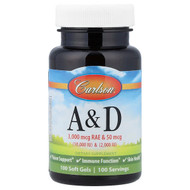 <img alt="Carlson, Vitamin A & D, 100 Soft Gels" title="Carlson, Vitamin A & D, 100 Soft Gels,088395123108"