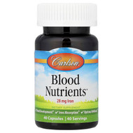 <img alt="Carlson, Blood Nutrients, 40 Capsules" title="Carlson, Blood Nutrients, 40 Capsules,088395044663"