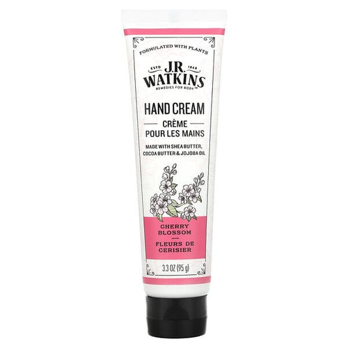 <img alt="J R Watkins, Hand Cream, Cherry Blossom, 3.3 oz (95 g)" title="J R Watkins, Hand Cream, Cherry Blossom, 3.3 oz (95 g),856365008591"