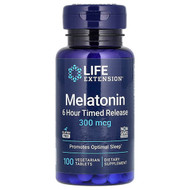<img alt="Life Extension, Melatonin, 6 Hour Timed Release, 300 mcg, 100 Vegetarian Tablets" title="Life Extension, Melatonin, 6 Hour Timed Release, 300 mcg, 100 Vegetarian Tablets,737870178712"