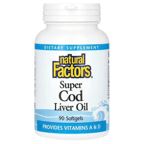 <img alt="Natural Factors, Super Cod Liver Oil, 90 Softgels" title="Natural Factors, Super Cod Liver Oil, 90 Softgels,068958010205"