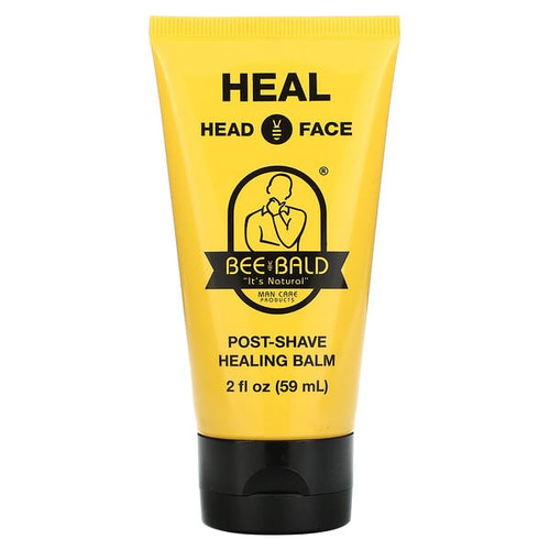 <img alt="Bee Bald, Heal Head & Face, Post-Shave Healing Balm, 2 fl oz (59 ml)" title="Bee Bald, Heal Head & Face, Post-Shave Healing Balm, 2 fl oz (59 ml),852664004197"