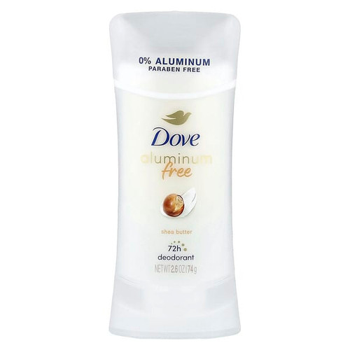 <img alt="Dove, Aluminum Free Deodorant, Shea Butter, 2.6 oz (74 g)" title="Dove, Aluminum Free Deodorant, Shea Butter, 2.6 oz (74 g),079400478849"