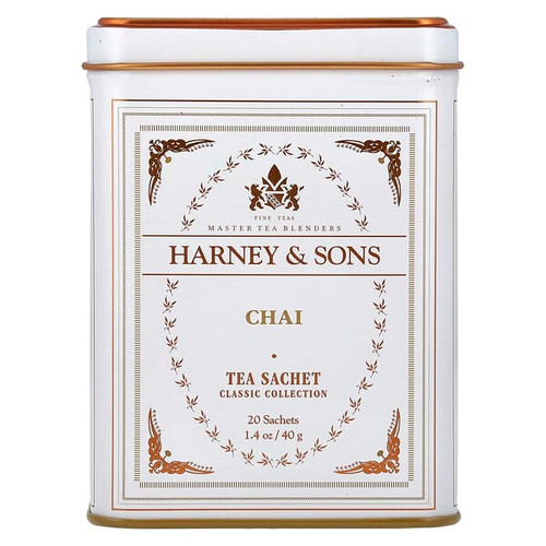 <img alt="Harney & Sons, Classic Collection, Chai, 20 Sachets, 1.4 oz (40 g)" title="Harney & Sons, Classic Collection, Chai, 20 Sachets, 1.4 oz (40 g),636046356759"