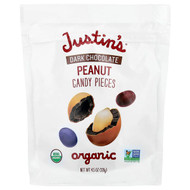 <img alt="Justins Nut Butter, Organic Peanut Candy Pieces,  Dark Chocolate, 4.5 oz (128 g)" title="Justins Nut Butter, Organic Peanut Candy Pieces,  Dark Chocolate, 4.5 oz (128 g),840379102512"