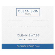 <img alt="Clean Skin Club, Clean Swabs, Dual-Sided , 500 Count" title="Clean Skin Club, Clean Swabs, Dual-Sided , 500 Count,850017509214"