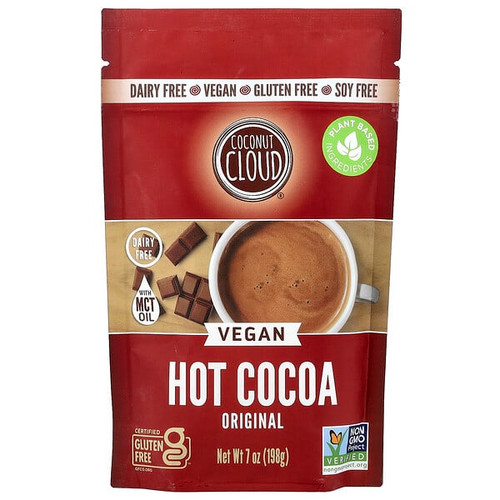 <img alt="Coconut Cloud, Vegan Hot Cocoa, Original, 7 oz (198 g)" title="Coconut Cloud, Vegan Hot Cocoa, Original, 7 oz (198 g),869360000200"
