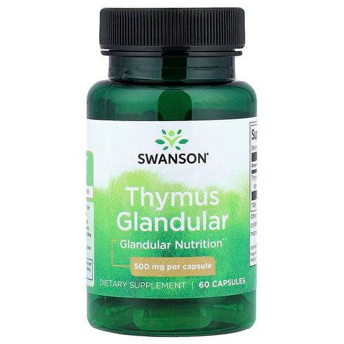 <img alt="Swanson Vitamins, Thymus Glandular, 500 mg, 60 Capsules" title="Swanson Vitamins, Thymus Glandular, 500 mg, 60 Capsules,087614112275"