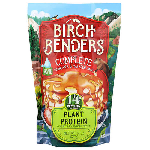 <img alt="Birch Benders, Complete Pancake & Waffle Mix, Plant Protein, 14 oz (397 g)" title="Birch Benders, Complete Pancake & Waffle Mix, Plant Protein, 14 oz (397 g),810001560072"
