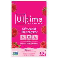 <img alt="Ultima Replenisher, 6 Essential Electrolytes, Daily Electrolyte Drink Mix, Raspberry, 10 Stickpacks, 0.11 oz (3.2 g) Each" title="Ultima Replenisher, 6 Essential Electrolytes, Daily Electrolyte Drink Mix, Raspberry, 10 Stickpacks, 0.11 oz (3.2 g) Each,853218000368"