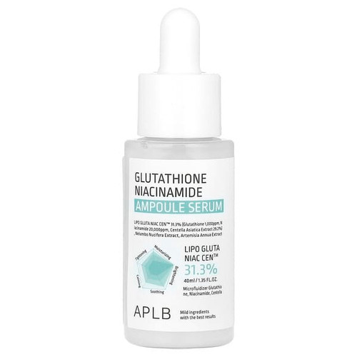 <img alt="APLB, Glutathione Niacinamide, Ampoule Serum, 1.35 fl oz (40 ml)" title="APLB, Glutathione Niacinamide, Ampoule Serum, 1.35 fl oz (40 ml),8809874682679"