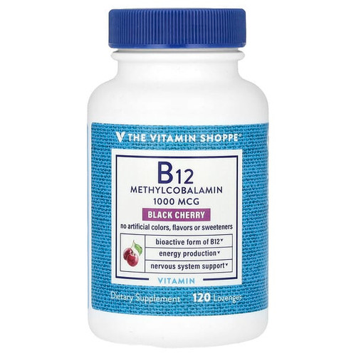 <img alt="The Vitamin Shoppe, B12, Black Cherry, 1,000 mcg, 120 Lozenges" title="The Vitamin Shoppe, B12, Black Cherry, 1,000 mcg, 120 Lozenges,766536017300"