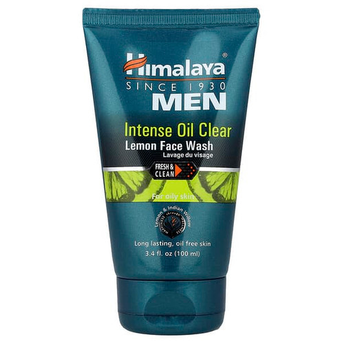 <img alt="Himalaya, Men, Intense Oil Clear, Lemon Face Wash, For Oily Skin, 3.4 fl oz (100 ml)" title="Himalaya, Men, Intense Oil Clear, Lemon Face Wash, For Oily Skin, 3.4 fl oz (100 ml),605069064132"
