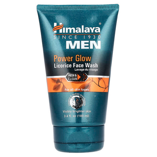 <img alt="Himalaya, Men, Power Glow, Licorice Face Wash, 3.4 fl oz (100 ml)" title="Himalaya, Men, Power Glow, Licorice Face Wash, 3.4 fl oz (100 ml),605069064156"