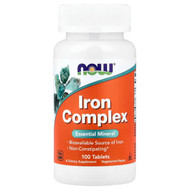 <img alt="Now Foods, Iron Complex, 100 Tablets" title="Now Foods, Iron Complex, 100 Tablets,733739014405"