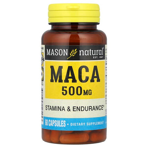 <img alt="Mason Natural, Maca, 500 mg, 60 Capsules" title="Mason Natural, Maca, 500 mg, 60 Capsules,311845125453"