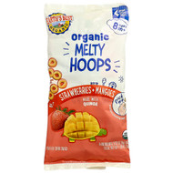 <img alt="Earths Best, Organic Melty Hoops, Puffed Corn Snack, 8+ Months, Strawberries + Mangoes, 4 Single Serve Packs, 0.32 oz (9 g) Each" title="Earths Best, Organic Melty Hoops, Puffed Corn Snack, 8+ Months, Strawberries + Mangoes, 4 Single Serve Packs, 0.32 oz (9 g) Each,023923708877"