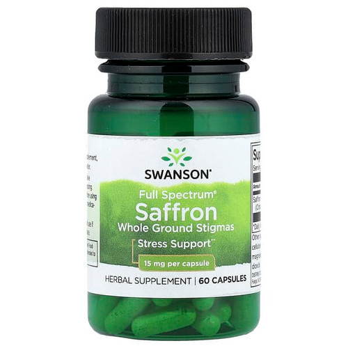 <img alt="Swanson Vitamins, Full Spectrum Saffron, 15 mg, 60 Capsules" title="Swanson Vitamins, Full Spectrum Saffron, 15 mg, 60 Capsules,087614113708"