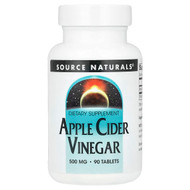 <img alt="Source Naturals, Apple Cider Vinegar, 500 mg, 90 Tablets" title="Source Naturals, Apple Cider Vinegar, 500 mg, 90 Tablets,021078013556"