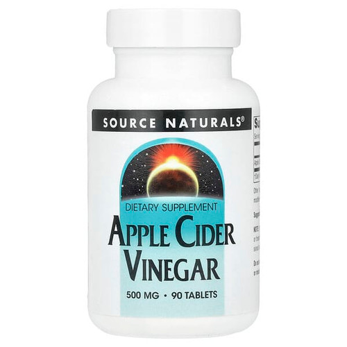 <img alt="Source Naturals, Apple Cider Vinegar, 500 mg, 90 Tablets" title="Source Naturals, Apple Cider Vinegar, 500 mg, 90 Tablets,021078013556"