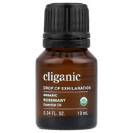 <img alt="Cliganic, Drop of Exhilaration, Organic Rosemary Essential Oil, 0.34 fl oz (10 ml)" title="Cliganic, Drop of Exhilaration, Organic Rosemary Essential Oil, 0.34 fl oz (10 ml),810057560224"