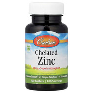 <img alt="Carlson, Chelated Zinc, 30 mg, 100 Tablets" title="Carlson, Chelated Zinc, 30 mg, 100 Tablets,088395057717"