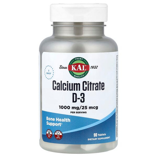 <img alt="KAL, Calcium Citrate D-3, 90 Tablets" title="KAL, Calcium Citrate D-3, 90 Tablets,021245405351"