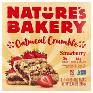<img alt="Natures Bakery, Oatmeal Crumble, Strawberry, 6 Packs, 1.41 oz (40 g) Each" title="Natures Bakery, Oatmeal Crumble, Strawberry, 6 Packs, 1.41 oz (40 g) Each,047495800227"