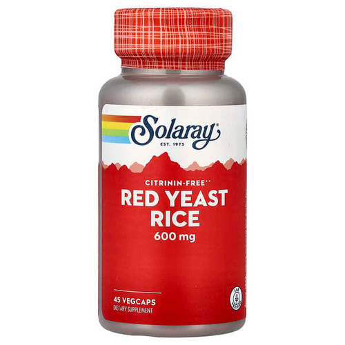<img alt="Solaray, Red Yeast Rice, 600 mg, 45 VegCaps" title="Solaray, Red Yeast Rice, 600 mg, 45 VegCaps,076280004465"