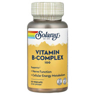 <img alt="Solaray, Vitamin B-Complex 100, 50 VegCaps" title="Solaray, Vitamin B-Complex 100, 50 VegCaps,076280043006"