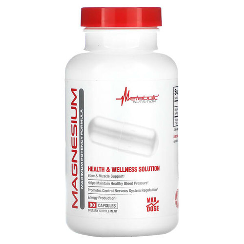 <img alt="Metabolic Nutrition, Magnesium, Maximum Potency Formula, 90 Capsules (650 mg per Capsule)" title="Metabolic Nutrition, Magnesium, Maximum Potency Formula, 90 Capsules (650 mg per Capsule),764779360092"