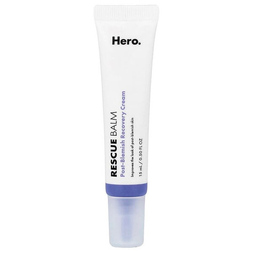 <img alt="Hero Cosmetics, Rescue Balm, Post-Blemish Recovery Cream, 0.5 fl oz (15 ml)" title="Hero Cosmetics, Rescue Balm, Post-Blemish Recovery Cream, 0.5 fl oz (15 ml),196270100431"