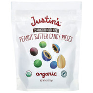 <img alt="Justins Nut Butter, Organic Peanut Butter Candy Pieces, Dark Chocolate, 4.5 oz (128 g)" title="Justins Nut Butter, Organic Peanut Butter Candy Pieces, Dark Chocolate, 4.5 oz (128 g),840379102567"