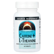 <img alt="Source Naturals, Caffeine + L-Theanine, 60 Tablets" title="Source Naturals, Caffeine + L-Theanine, 60 Tablets,021078027638"