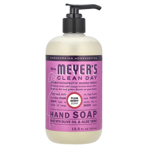 <img alt="Mrs. Meyers Clean Day, Hand Soap, Plum Berry, 12.5 fl oz (370 ml)" title="Mrs. Meyers Clean Day, Hand Soap, Plum Berry, 12.5 fl oz (370 ml),808124113367"