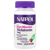 <img alt="Natrol, Melatonin, Fast Dissolve, Strawberry, 1 mg, 90 Tablets" title="Natrol, Melatonin, Fast Dissolve, Strawberry, 1 mg, 90 Tablets,047469063245"