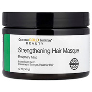 <img alt="California Gold Nutrition, Strengthening Hair Masque, Biotin, Rosemary Mint, 12 oz (340 g)" title="California Gold Nutrition, Strengthening Hair Masque, Biotin, Rosemary Mint, 12 oz (340 g),898220025497"