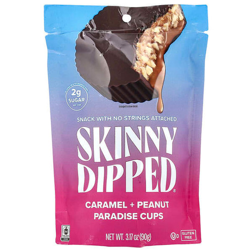 <img alt="SkinnyDipped, Caramel + Peanut Paradise Cups, 3.17 oz (90 g)" title="SkinnyDipped, Caramel + Peanut Paradise Cups, 3.17 oz (90 g),850034219158"